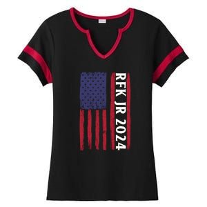 RFK Robert F Kennedy Jr For President 2024 Ladies Halftime Notch Neck Tee