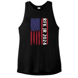 RFK Robert F Kennedy Jr For President 2024 Ladies PosiCharge Tri-Blend Wicking Tank