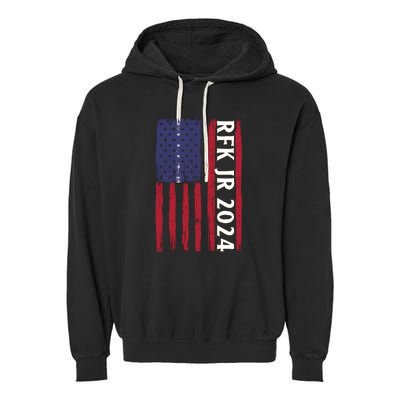 RFK Robert F Kennedy Jr For President 2024 Garment-Dyed Fleece Hoodie