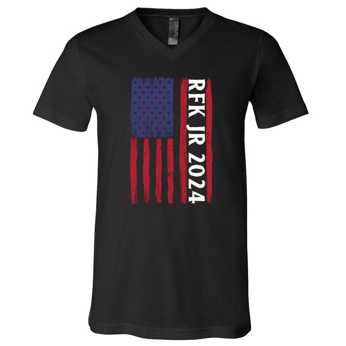 RFK Robert F Kennedy Jr For President 2024 V-Neck T-Shirt