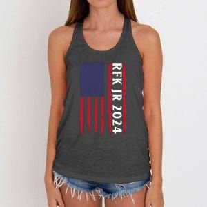 RFK Robert F Kennedy Jr For President 2024 Women's Knotted Racerback Tank