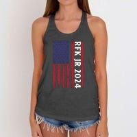 RFK Robert F Kennedy Jr For President 2024 Women's Knotted Racerback Tank