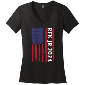 RFK Robert F Kennedy Jr For President 2024 Women's V-Neck T-Shirt