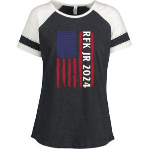 RFK Robert F Kennedy Jr For President 2024 Enza Ladies Jersey Colorblock Tee