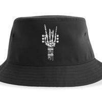 Rock & Roll Guitar Wings Music Classic Retro Sustainable Bucket Hat