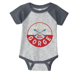 Red River Gorge Kentucky Aged Look Infant Baby Jersey Bodysuit