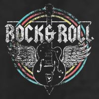 Rock & Roll Guitar Wings Music Cool Comfort Performance Bucket Hat