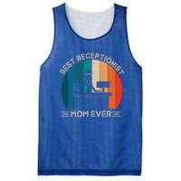 Retro Receptionist Graphic For Mom Best Mom Ever Mothers Day Gift Mesh Reversible Basketball Jersey Tank