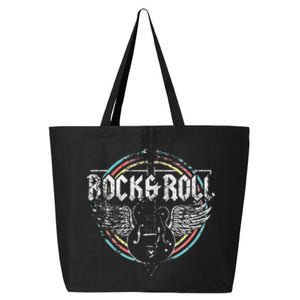 Rock & Roll Guitar Wings Music 25L Jumbo Tote