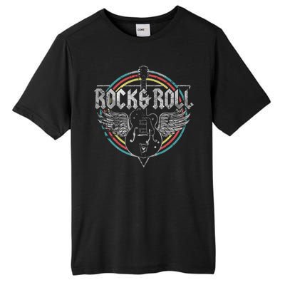 Rock Roll Guitar Wings Music Tall Fusion ChromaSoft Performance T-Shirt