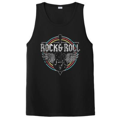 Rock Roll Guitar Wings Music PosiCharge Competitor Tank