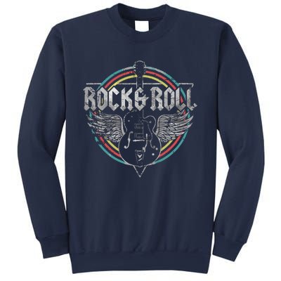 Rock Roll Guitar Wings Music Sweatshirt