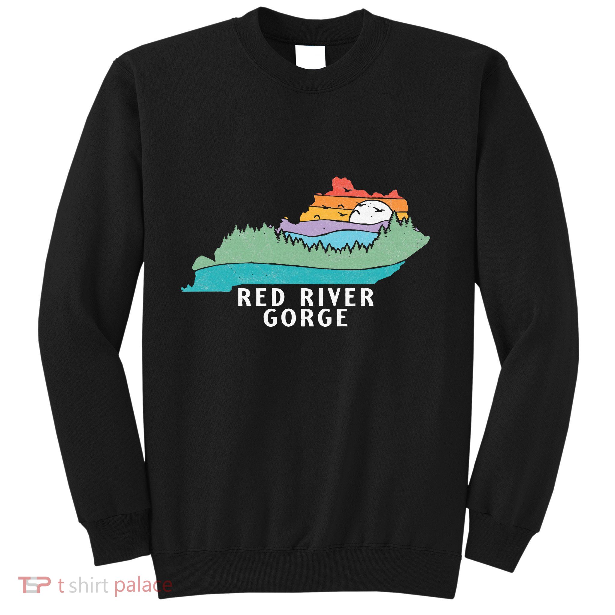 Red River Gorge Kentucky Outdoors State Nature Retro Sweatshirt