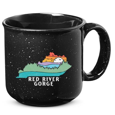Red River Gorge Kentucky Outdoors State Nature Retro 15oz Campfire Ceramic Mug