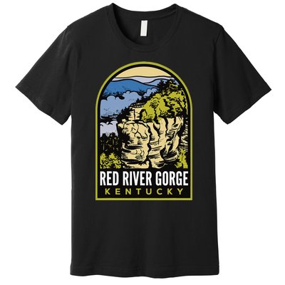 Red River Gorge Chimney Top Rock Premium T-Shirt