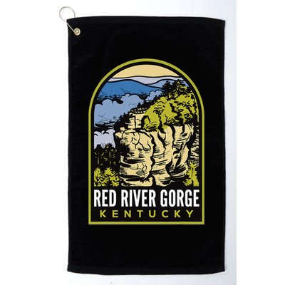 Red River Gorge Chimney Top Rock Platinum Collection Golf Towel