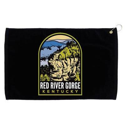 Red River Gorge Chimney Top Rock Grommeted Golf Towel