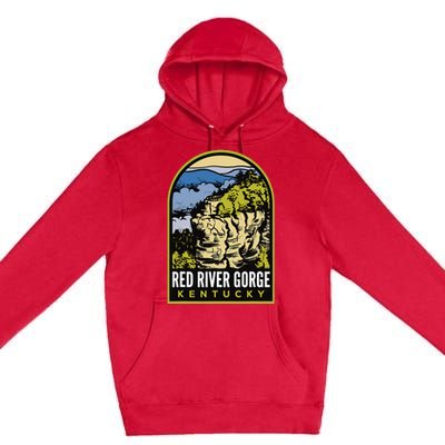 Red River Gorge Chimney Top Rock Premium Pullover Hoodie