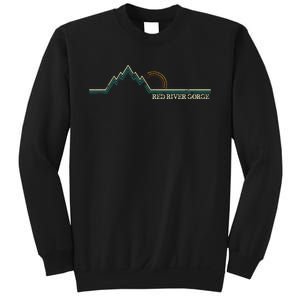 Red River Gorge Kentucky Retro Mountain Sweatshirt