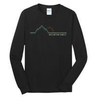 Red River Gorge Kentucky Retro Mountain Tall Long Sleeve T-Shirt