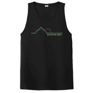 Red River Gorge Kentucky Retro Mountain PosiCharge Competitor Tank