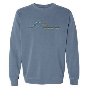 Red River Gorge Kentucky Retro Mountain Garment-Dyed Sweatshirt