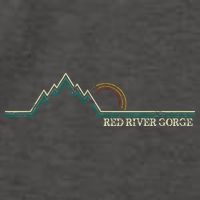Red River Gorge Kentucky Retro Mountain Vector Backpack