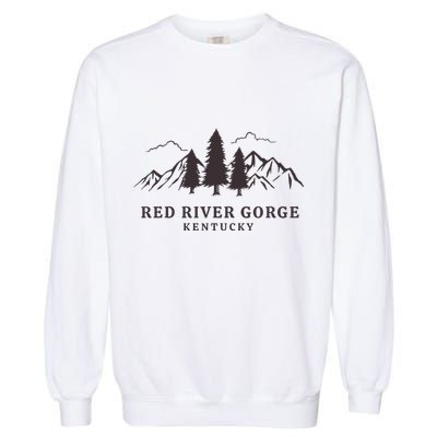 Red River Gorge Mountains Garment-Dyed Sweatshirt