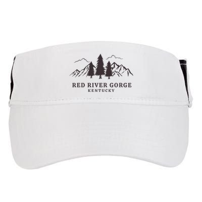 Red River Gorge Mountains Adult Drive Performance Visor