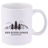 Red River Gorge Mountains 11oz C Handle Ceramic Mug