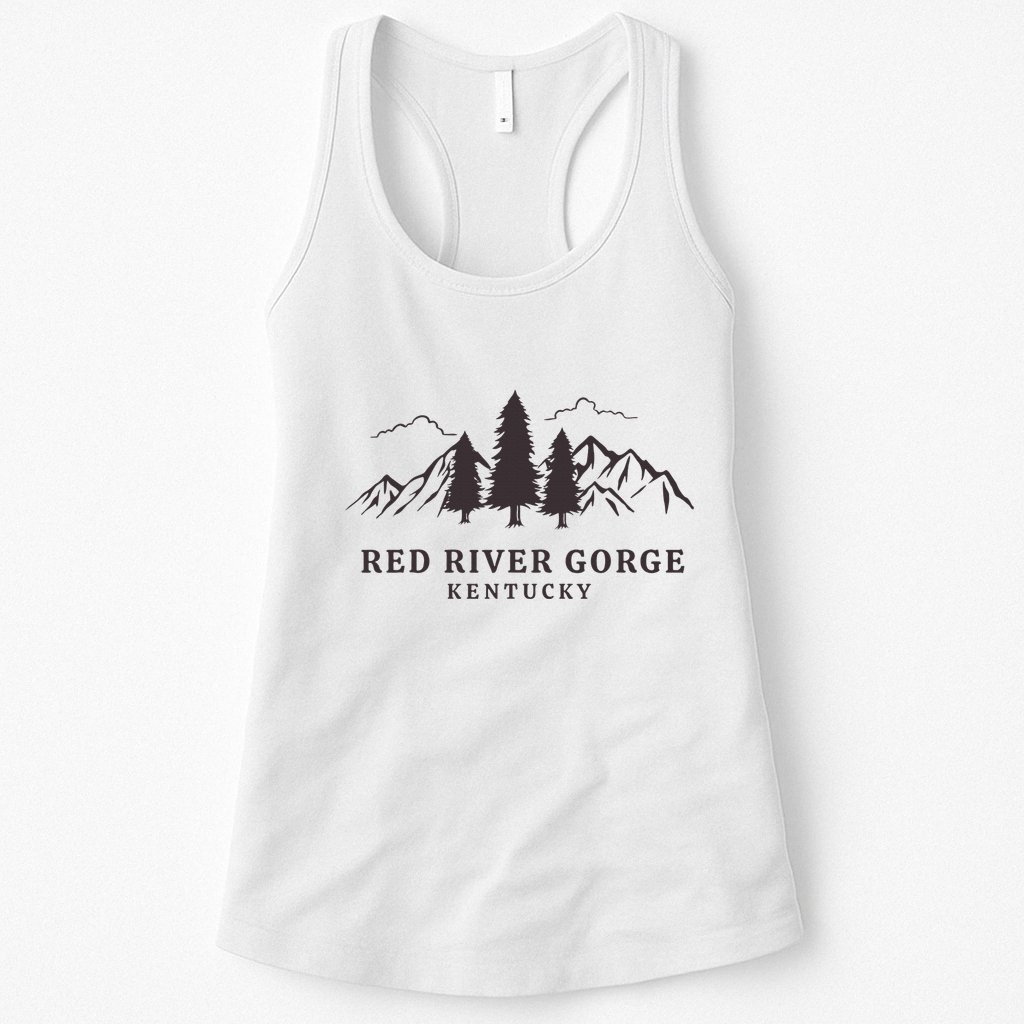 Red River Gorge Mountains Womens Tank Top