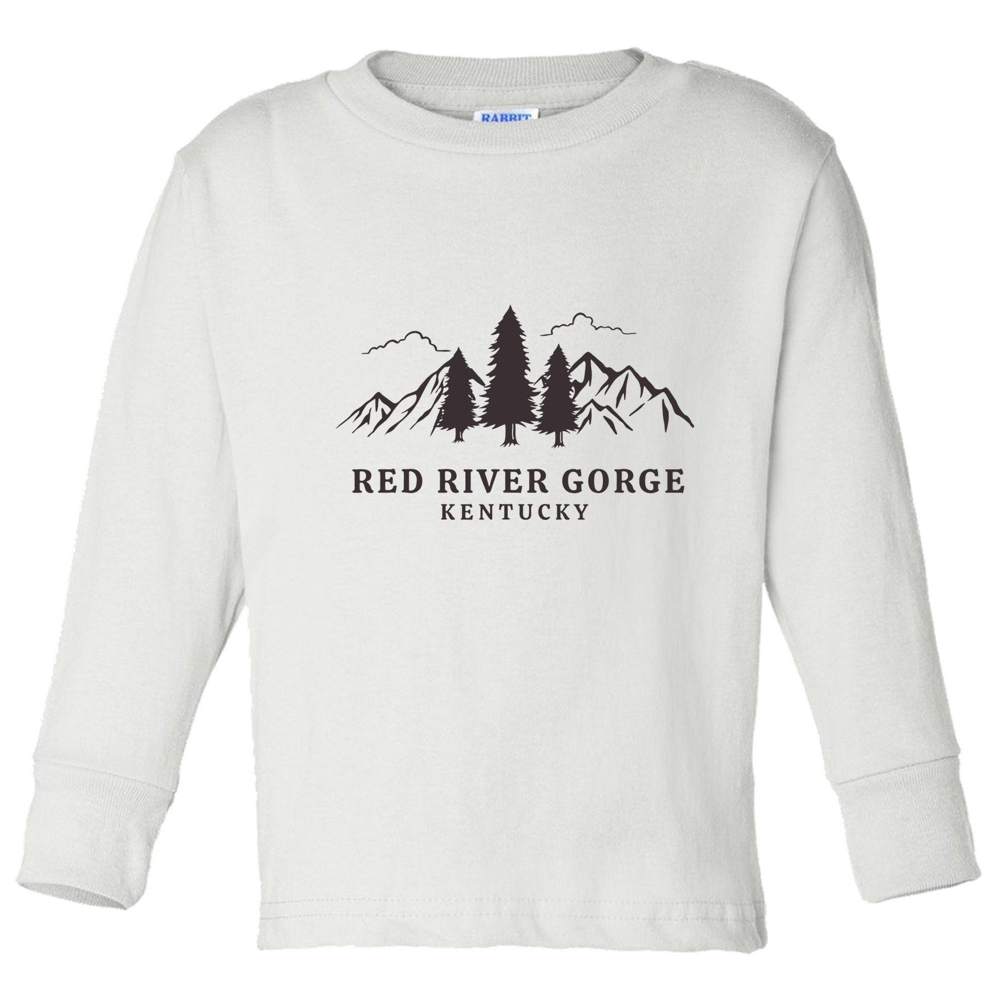 Red River Gorge Mountains Toddler Long Sleeve Shirt