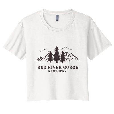 Red River Gorge Mountains Crop Top