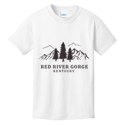 Red River Gorge Mountains Kids T-Shirt