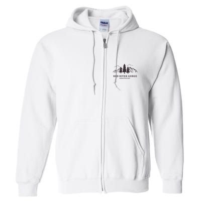 Red River Gorge Mountains Full Zip Hoodie