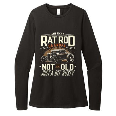 Rat Rod Grandpa Not Old Just Rusty Vintage Hot Rod Car Womens CVC Long Sleeve Shirt