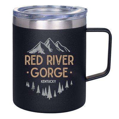 Red River Gorge T Kentucky Ky Vintage Mountain 12oz Stainless Steel Coffee Mug
