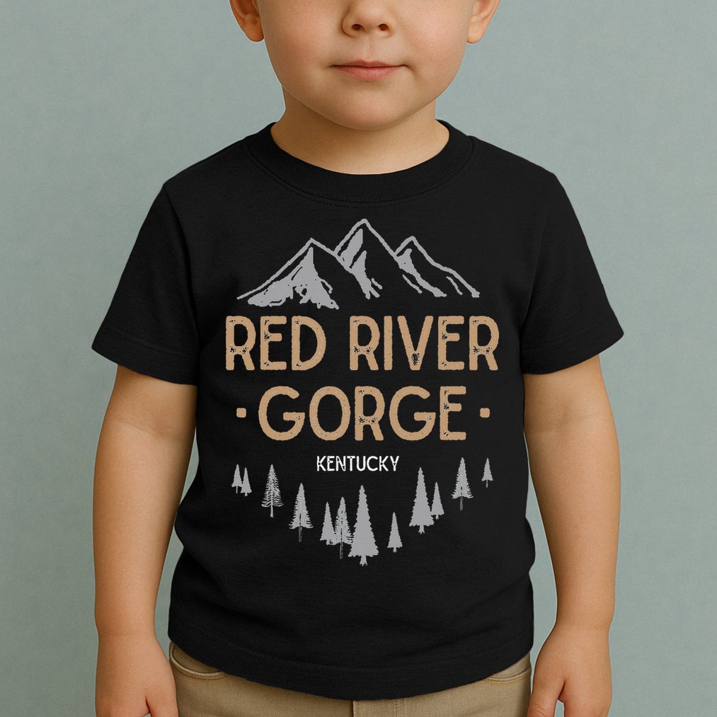 Red River Gorge T Kentucky Ky Vintage Mountain Toddler T-Shirt
