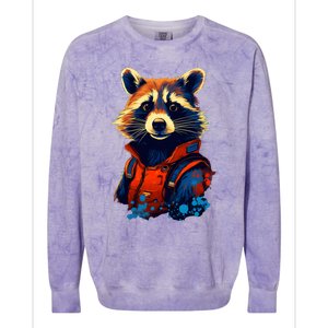 Raccoon Limited Edition Colorblast Crewneck Sweatshirt