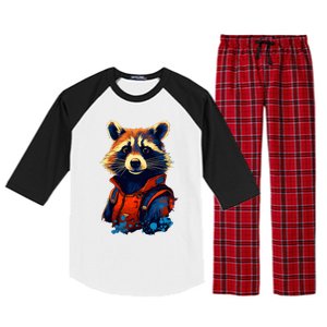 Raccoon Limited Edition Raglan Sleeve Pajama Set