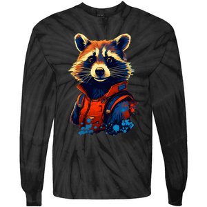 Raccoon Limited Edition Tie-Dye Long Sleeve Shirt