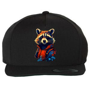 Raccoon Limited Edition Wool Snapback Cap