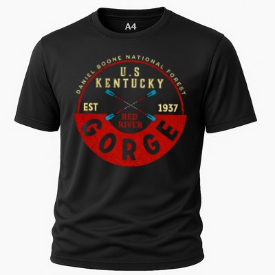 Red River Gorge Kentucky Aged Look Cooling Performance Crew T-Shirt