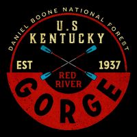 Red River Gorge Kentucky Aged Look Cooling Performance Crew T-Shirt