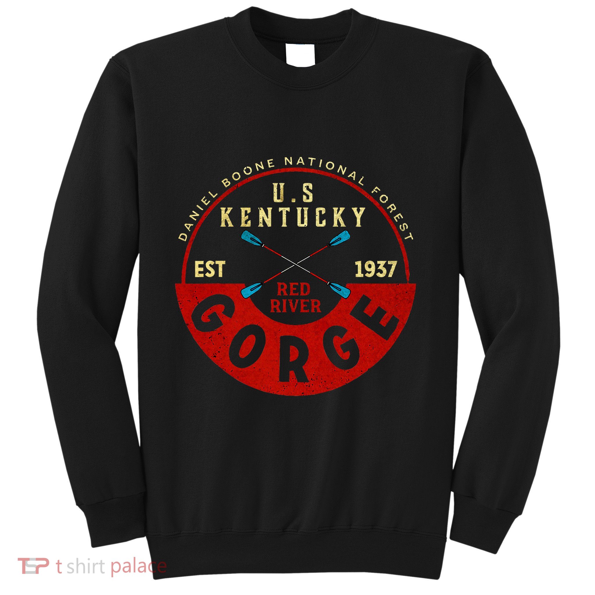 Red River Gorge Kentucky Aged Look Sweatshirt