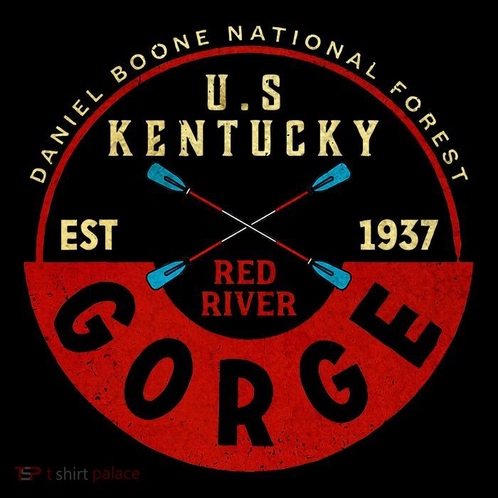 Red River Gorge Kentucky Aged Look T-Shirt