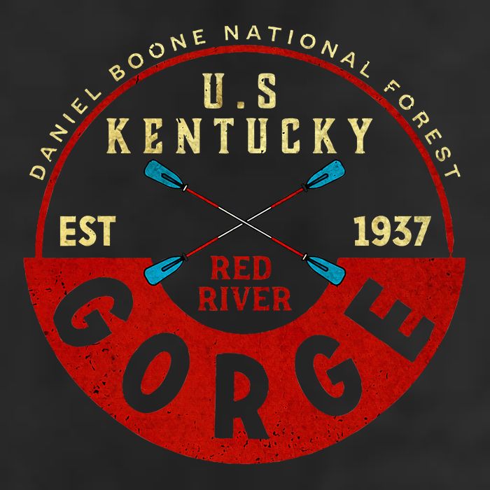 Red River Gorge Kentucky Aged Look Adult Drive Performance Visor