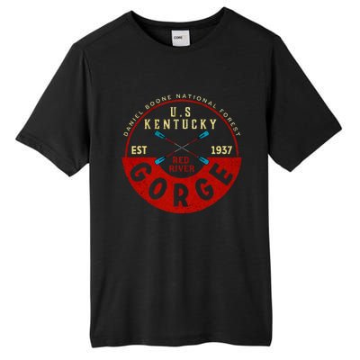 Red River Gorge Kentucky Aged Look Tall Fusion ChromaSoft Performance T-Shirt