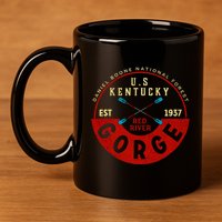 Red River Gorge Kentucky Aged Look 11oz C Handle Ceramic Mug