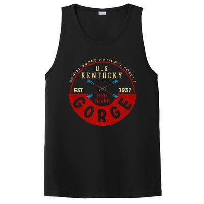 Red River Gorge Kentucky Aged Look PosiCharge Competitor Tank